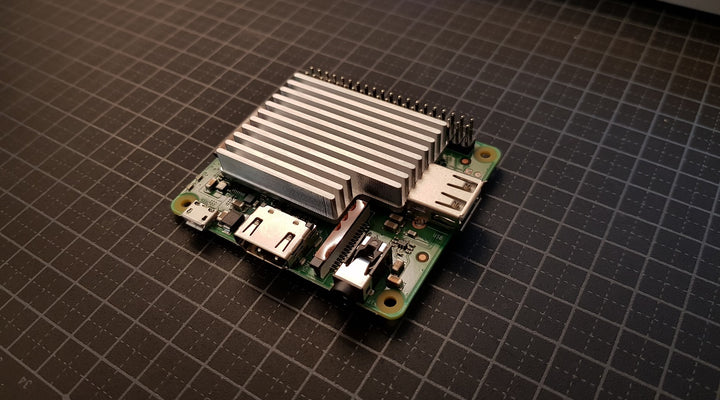 Heat sink support for the new Raspberry Pi A+ !